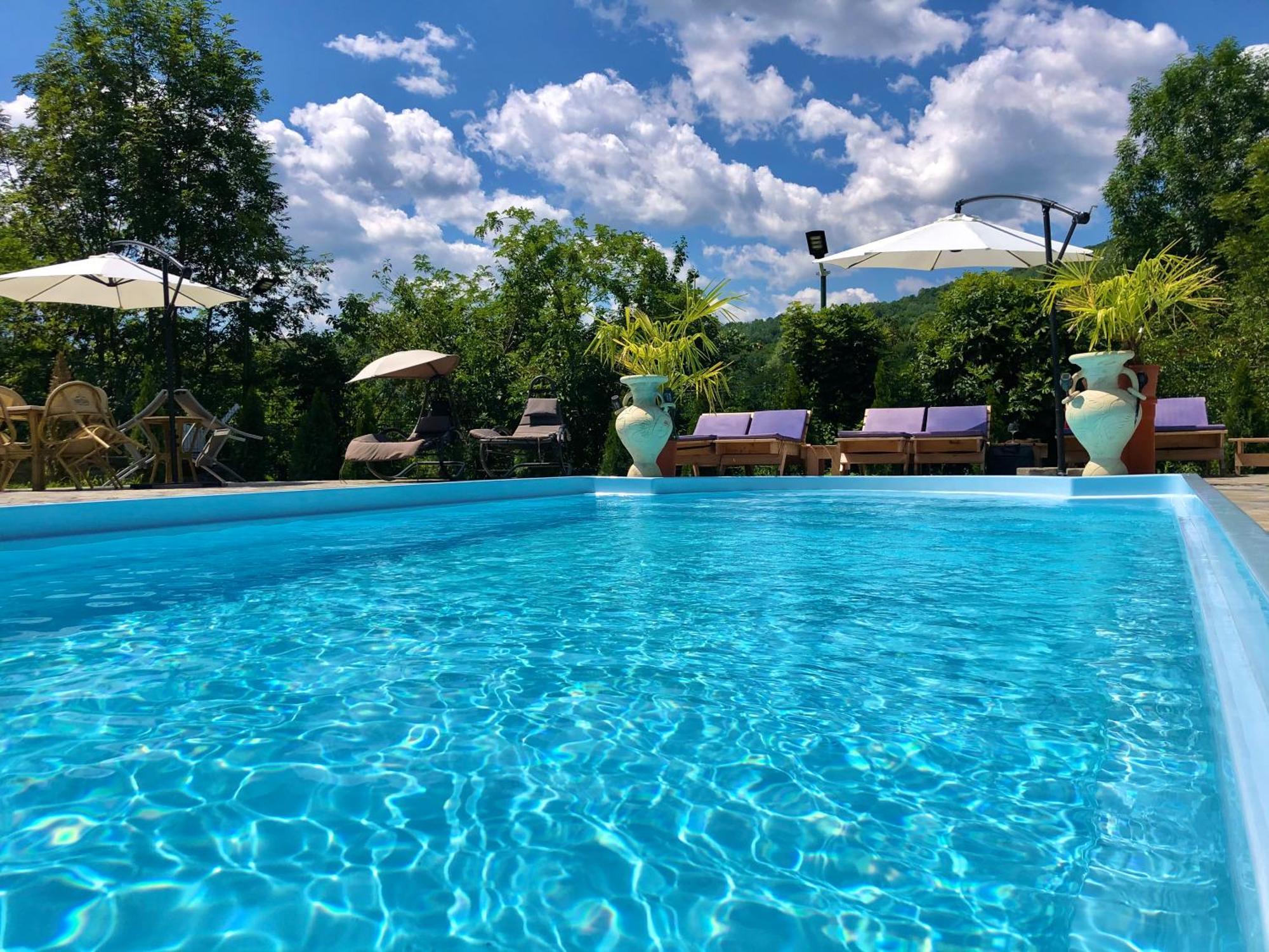 Pensiunea Portas Resort สเลอนิค ภายนอก รูปภาพ